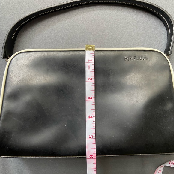 Vintage Prada Black Shoulder Purse - Picture 14 of 15